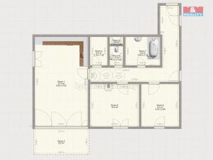 Pronájem bytu 3+kk, Plzeň, Safírová, 79 m2