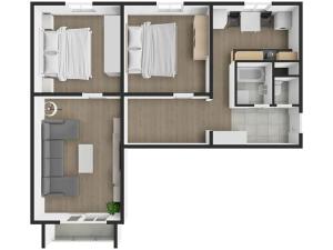 Prodej bytu 3+1, České Budějovice, J. Bendy, 78 m2