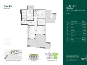 Pronájem bytu 4+kk, Praha - Stodůlky, Hasilova, 104 m2
