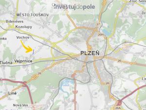 Prodej pole, Plzeň, 1708 m2