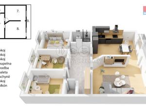 Prodej bytu 4+1, Příbram - Příbram III, Milínská, 89 m2