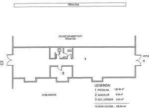 Pronájem obchodního prostoru, Hradec Králové, Československé armády, 136 m2