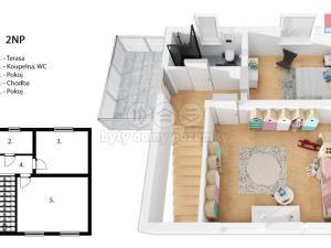 Prodej rodinného domu, Rybitví, Čapkova, 85 m2