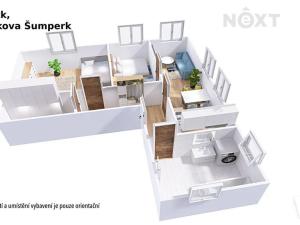 Prodej bytu 3+kk, Šumperk, Myslbekova, 65 m2