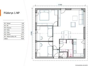Prodej rodinného domu, Neveklov, 80 m2