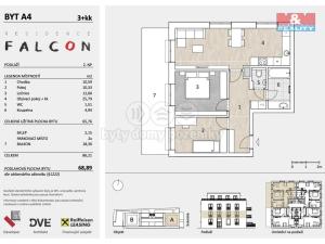 Prodej bytu 3+kk, Mělník, Sokolská, 69 m2