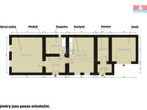Prodej rodinného domu, Kožlany, Pražská, 100 m2