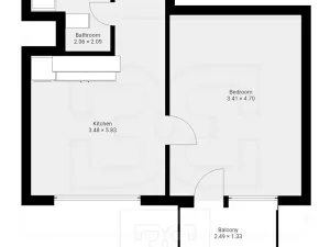 Pronájem bytu 1+1, Písek, třída Přátelství, 36 m2
