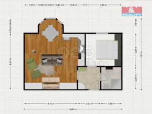 Prodej bytu 2+kk, Mariánské Lázně, Hlavní třída, 46 m2