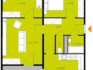 Pronájem bytu 3+1, Česká Lípa, Josefa Maštálka, 72 m2