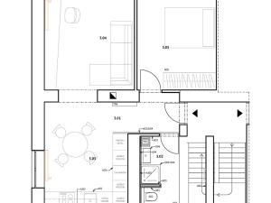 Pronájem bytu 2+1, Praha - Vokovice, Na dlouhém lánu, 50 m2