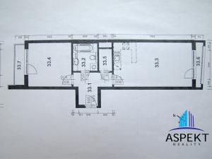 Pronájem bytu 2+kk, Praha - Zličín, Míšovická, 52 m2