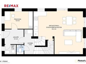 Pronájem rodinného domu, Nelahozeves, V Cihelnách, 124 m2
