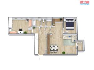 Prodej bytu 2+1, Praha - Nusle, U družstva Repo, 70 m2