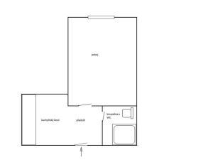 Pronájem bytu 1+kk, Praha - Břevnov, Nad Závěrkou, 21 m2