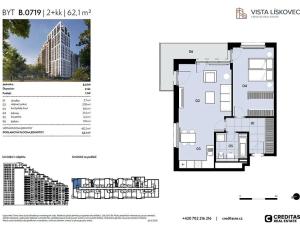 Prodej bytu 2+kk, Brno, 60 m2