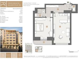 Prodej bytu 2+kk, Praha - Vinohrady, Blanická, 72 m2