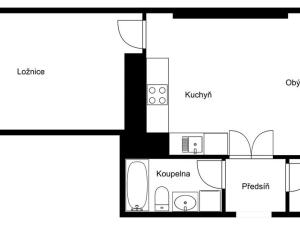 Pronájem bytu 2+kk, Praha - Vinohrady, Lucemburská, 57 m2