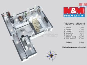 Prodej bytu 5+1, Malšovice - Javory, 192 m2