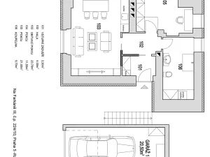 Prodej kanceláře, Praha, Na Farkáně III, 80 m2