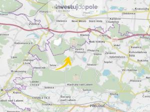 Prodej louky, Kladruby nad Labem - Kolesa, 3413 m2