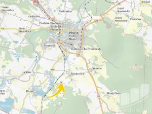 Prodej lesa, Písek - Smrkovice, 2340 m2