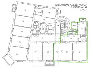 Pronájem bytu 3+1, Praha - Nové Město, Masarykovo nábřeží, 104 m2