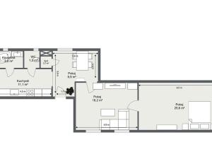 Prodej bytu 3+1, Hradec Králové, Zelená, 70 m2