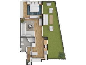 Prodej bytu 2+kk, Brno, Podbělová, 50 m2