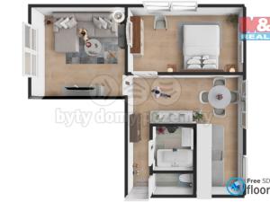 Prodej bytu 3+kk, Kunčina - Nová Ves, 64 m2