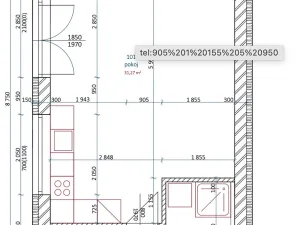 Pronájem bytu 1+kk, Praha - Kobylisy, Veltěžská, 40 m2