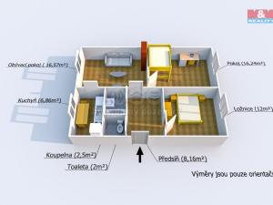 Prodej bytu 3+kk, Plzeň, Masarykova, 65 m2