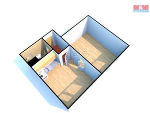 Pronájem bytu 1+1, Děčín - Děčín III-Staré Město, Oblouková, 35 m2