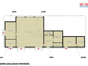Pronájem výrobních prostor, Nepomuk - Dvorec, 378 m2
