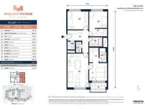 Prodej bytu 4+kk, Praha - Nusle, Bělehradská, 100 m2
