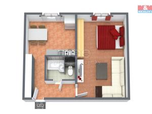 Prodej bytu 1+1, Kraslice, Pod nádražím, 40 m2
