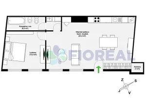 Pronájem bytu 2+kk, Praha - Nové Město, Klimentská, 62 m2