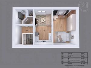Prodej bytu 1+1, Plzeň, Edvarda Beneše, 40 m2