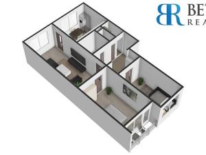 Prodej bytu 3+1, Přerov, Hranická, 67 m2