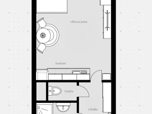 Prodej bytu 1+kk, České Budějovice, J. Bendy, 31 m2