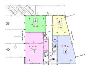 Pronájem obchodního prostoru, Třebíč, Tomáše Bati, 92 m2