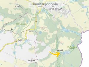 Prodej louky, Nové Hrady - Veveří, 3100 m2