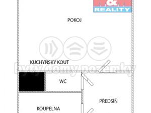 Prodej bytu 1+kk, Český Těšín, Slezská, 31 m2