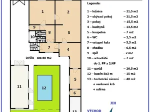 Pronájem rodinného domu, Beroun, Vorlova, 130 m2