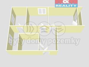 Prodej bytu 3+1, Karviná - Ráj, Haškova, 56 m2