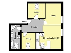Pronájem bytu 4+kk, Veletov, 80 m2