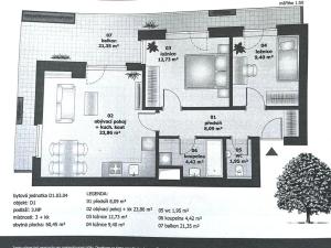 Pronájem bytu 3+kk, Praha - Malešice, Nad úžlabinou, 61 m2