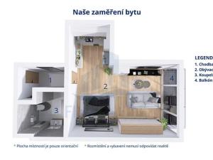 Prodej bytu 1+kk, Havlíčkův Brod, Havlíčkova, 41 m2