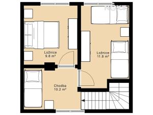 Prodej chaty, Horní Planá, Karlovy dvory II, 57 m2