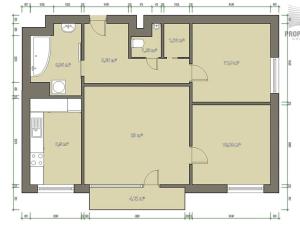 Prodej bytu 3+1, Brno, Sevastopolská, 70 m2